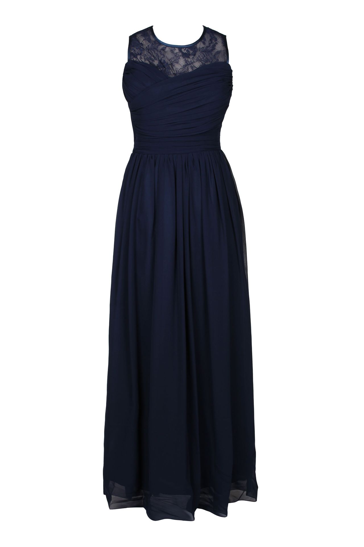 Chiffon-Kleid, lang