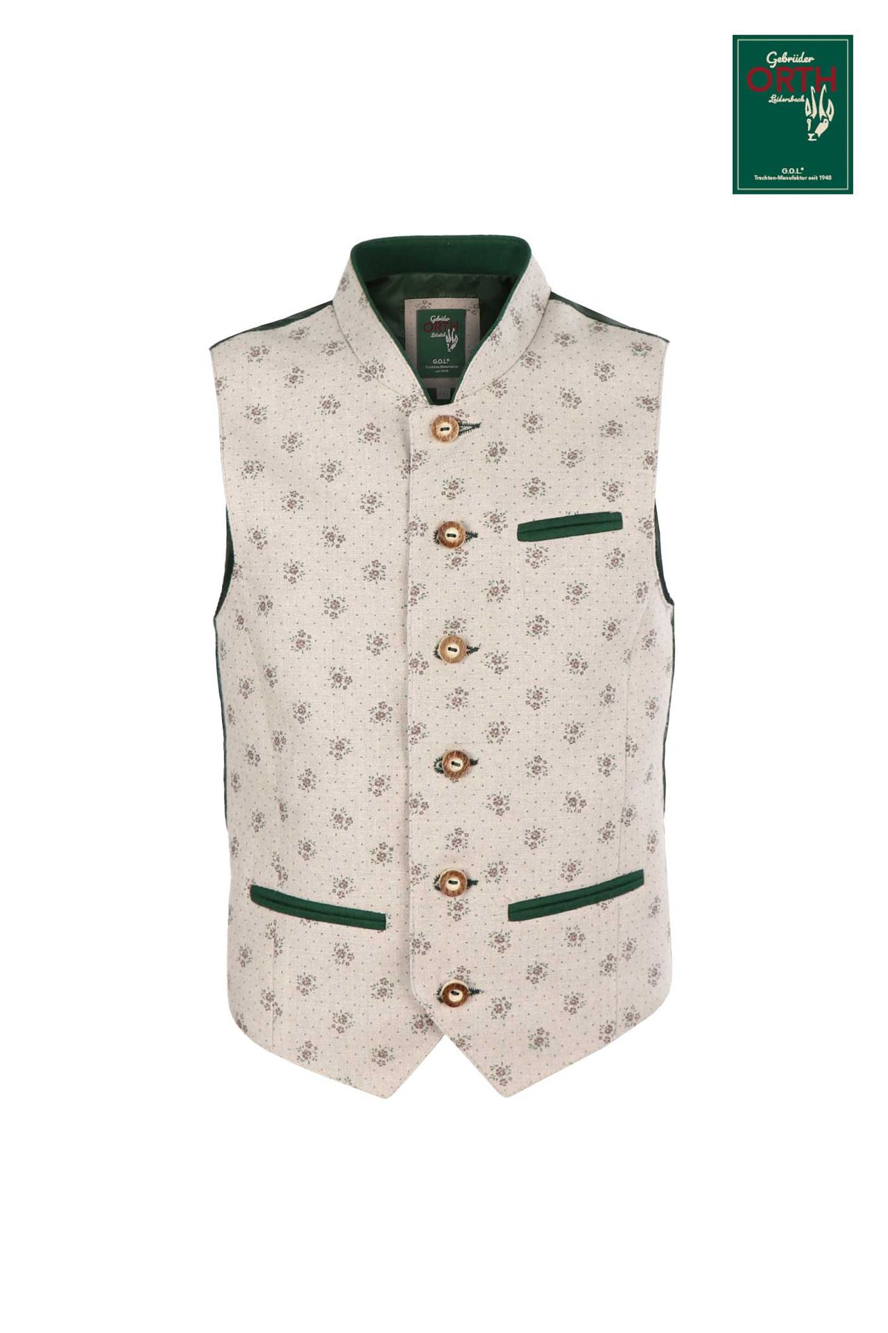 Leinen-Trachtenweste