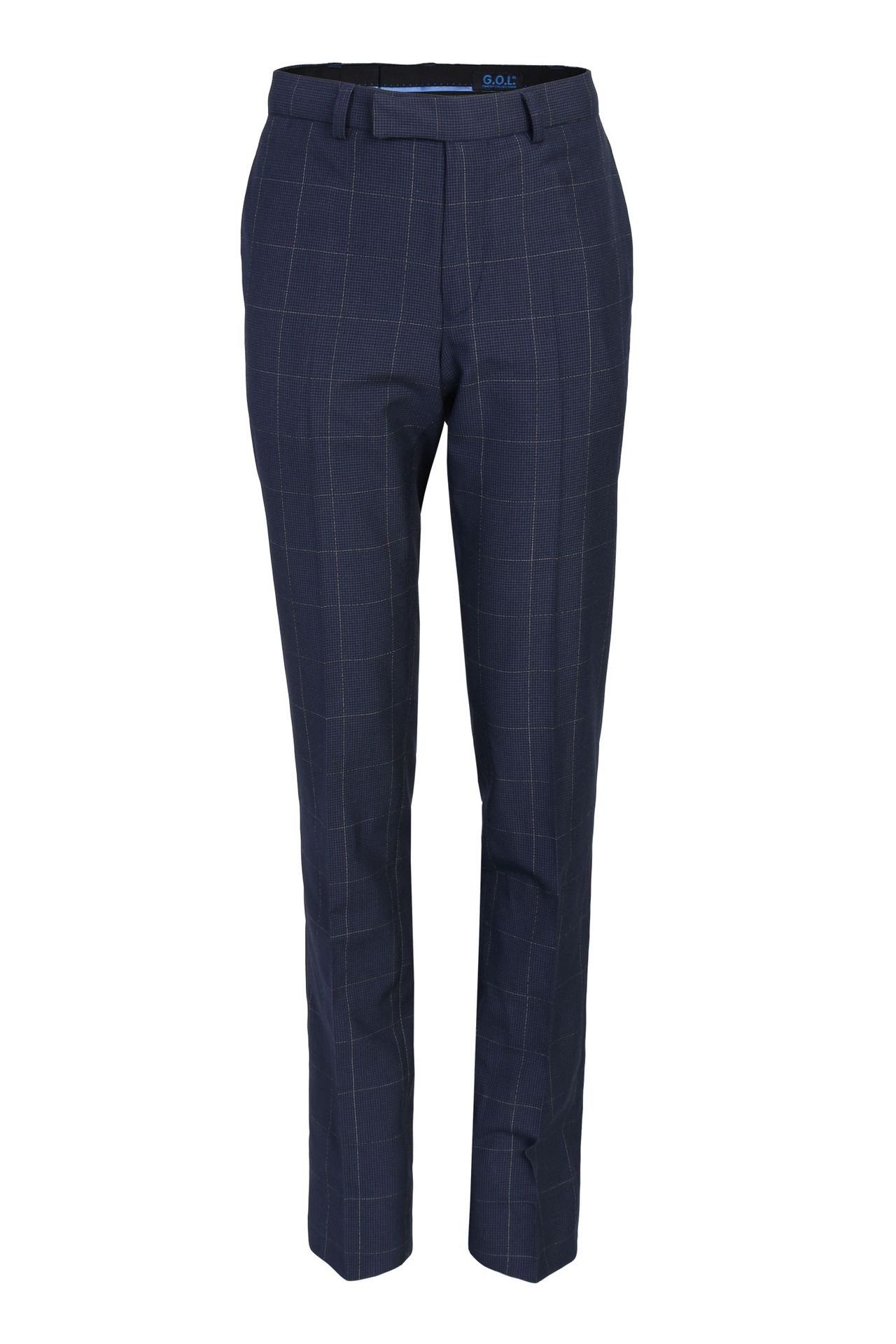 Boys-Karo-Hose SuperSlim-Fit