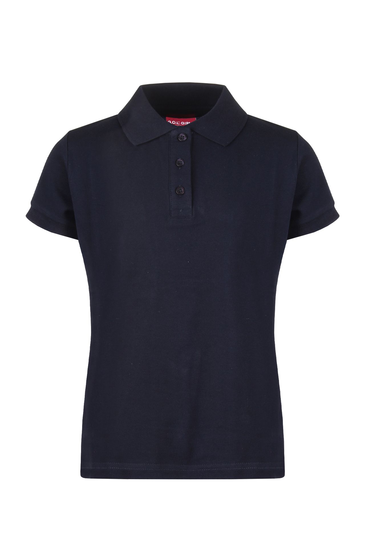 1/2-Arm-Girls-Pique-Polo