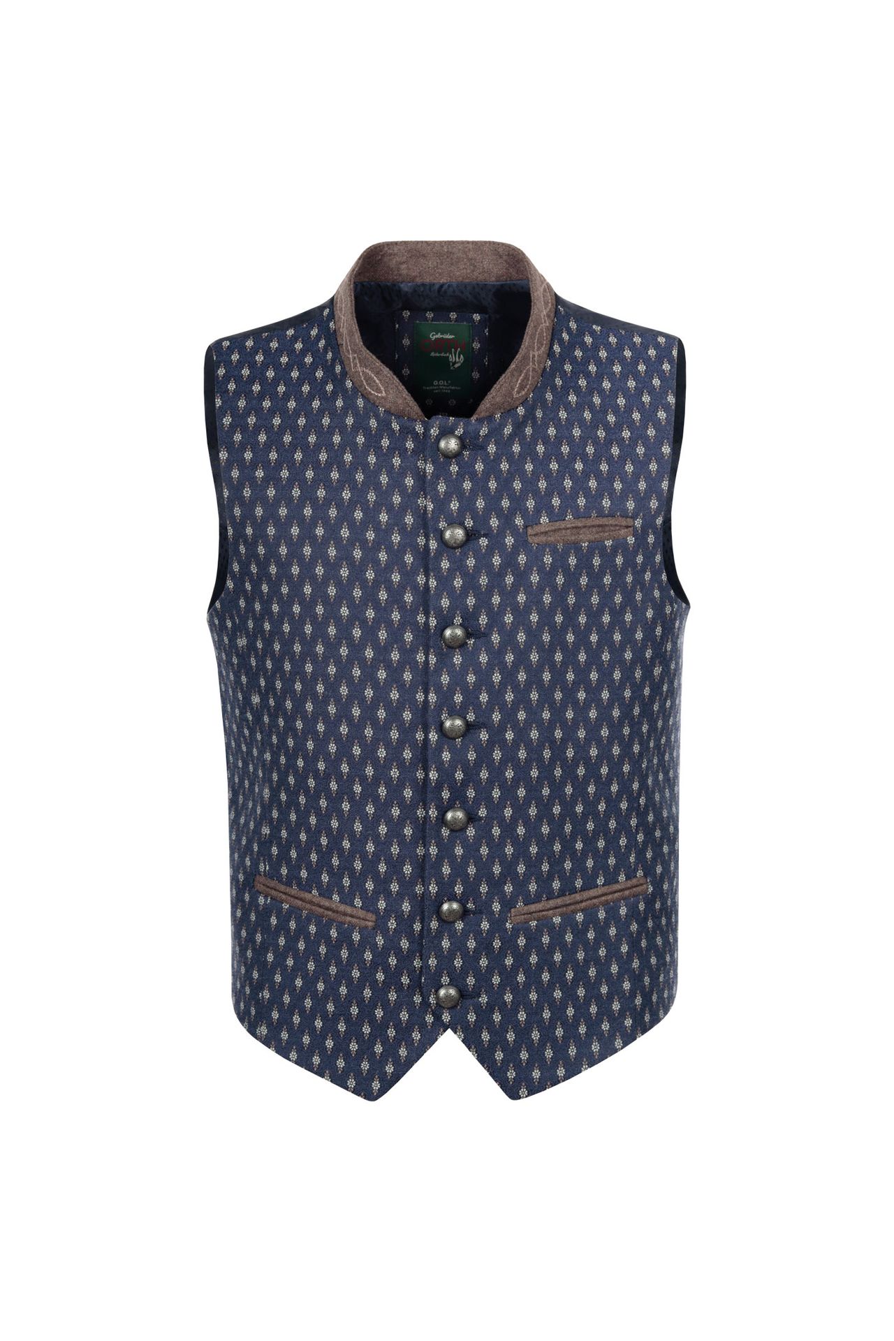 Jacquard-Trachtenweste