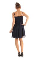 Damen-Chiffon-Kleid mit Stola