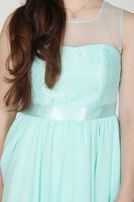 Girls-Chiffon-Kleid mit Stola