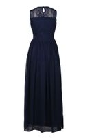 Chiffon-Kleid, lang