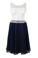Girls-Chiffon-Kleid mit Stola