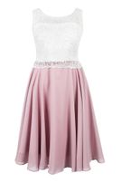 Girls-Chiffon-Kleid mit Stola