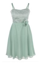 Girls-Chiffon-Kleid mit Stola