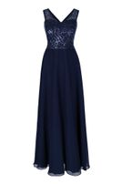 Girls-Chiffon-Kleid, lang