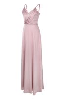 Satin-Kleid, lang
