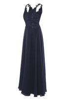 Chiffon-Kleid, lang