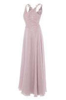 Chiffon-Kleid, lang