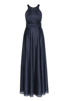 Girls-Glitzerkleid, lang
