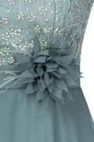 Girls-Chiffon-Kleid, lang