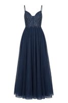 Girls-Tüll-Kleid, lang