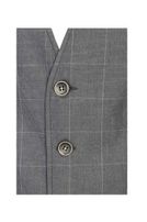 Boys-Karo-Weste Slim-Fit