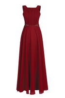 Girls-Chiffon-Kleid, lang