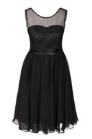 Girls-Chiffon-Kleid mit Stola
