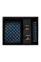 SET: Krawatte/Tuch/M-Knöpfe