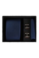 SET: Krawatte/Tuch/M-Knöpfe