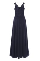 Chiffon-Kleid, lang
