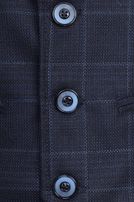 Boys-Karo-Weste Slim-Fit