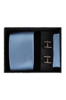 SET: Krawatte/Tuch/M-Knöpfe