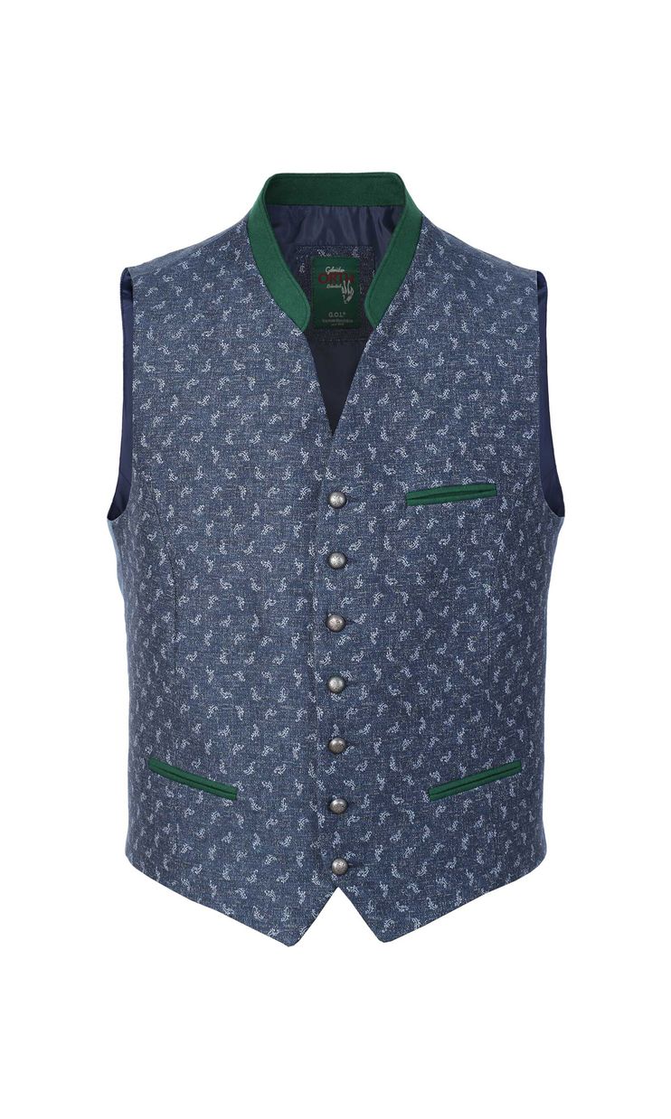 Jacquard-Trachtenweste